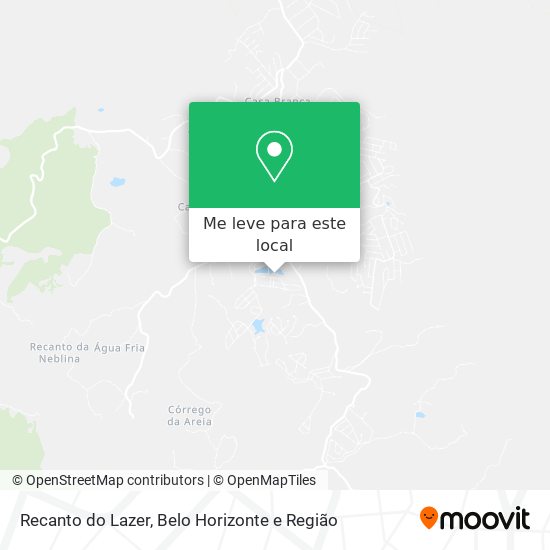 Recanto do Lazer mapa