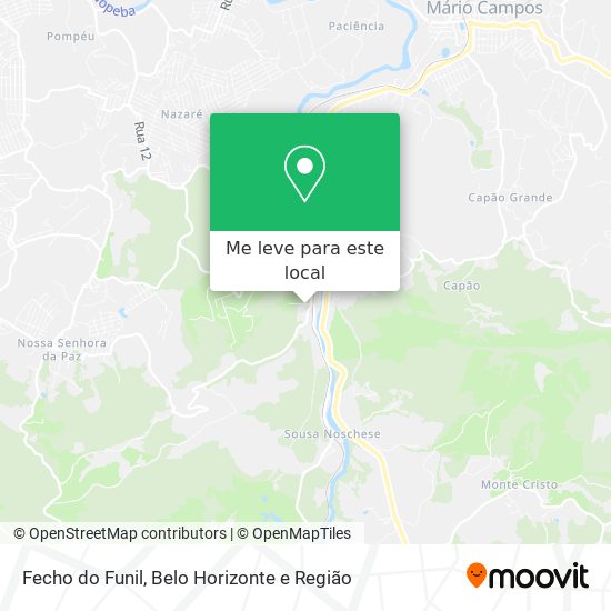 Fecho do Funil mapa