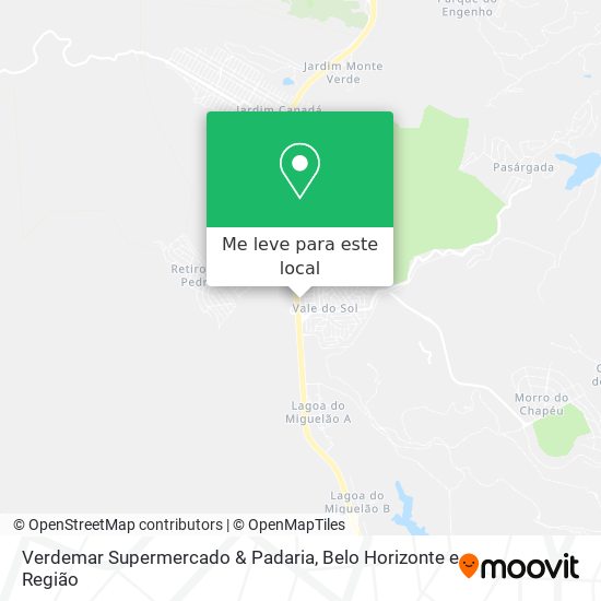 Verdemar Supermercado & Padaria mapa