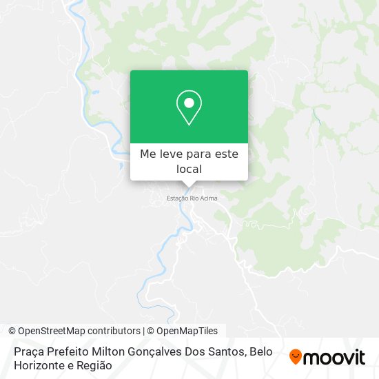 Praça Prefeito Milton Gonçalves Dos Santos mapa