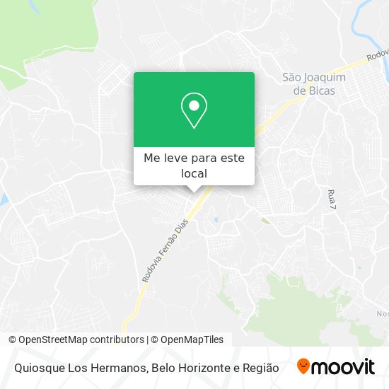 Quiosque Los Hermanos mapa