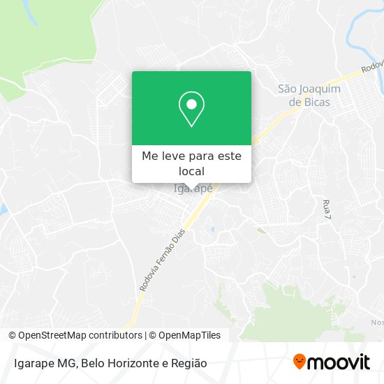 Igarape MG mapa