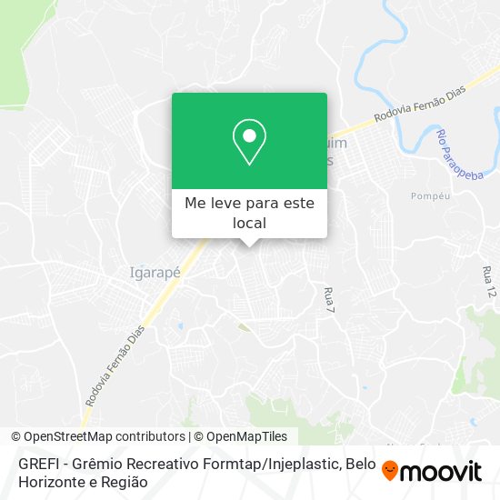 GREFI - Grêmio Recreativo Formtap / Injeplastic mapa