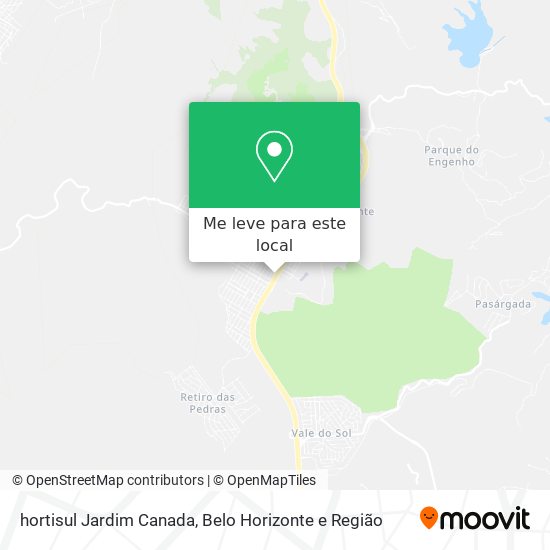 hortisul Jardim Canada mapa