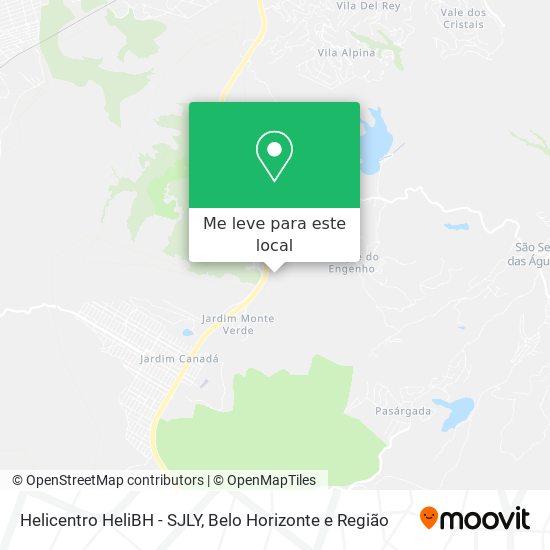 Helicentro HeliBH - SJLY mapa