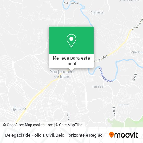 Delegacia de Policia Civil mapa