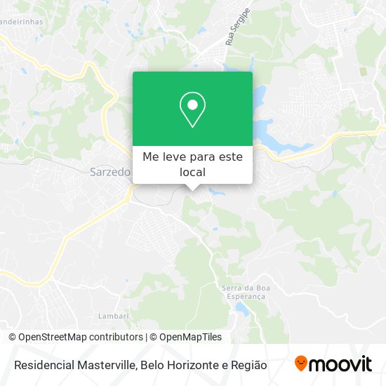 Residencial Masterville mapa
