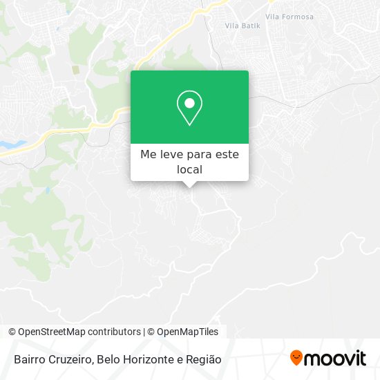 Bairro Cruzeiro mapa