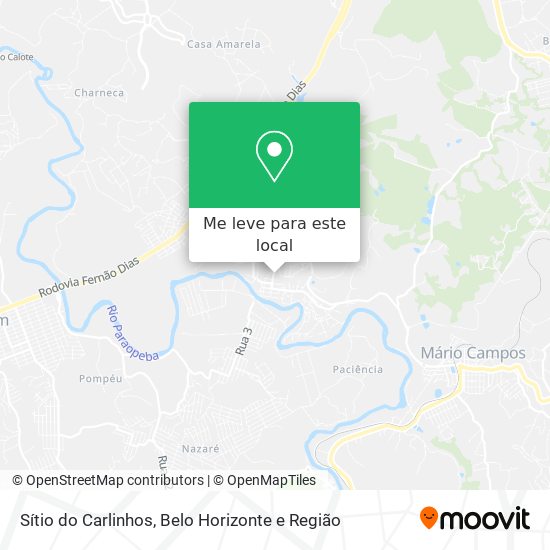 Sítio do Carlinhos mapa