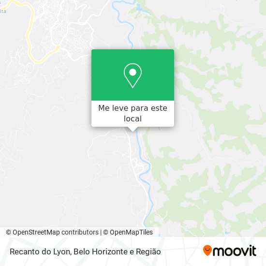 Recanto do Lyon mapa