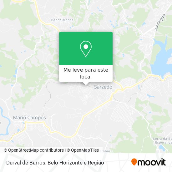 Durval de Barros mapa
