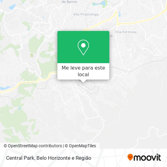 Central Park mapa
