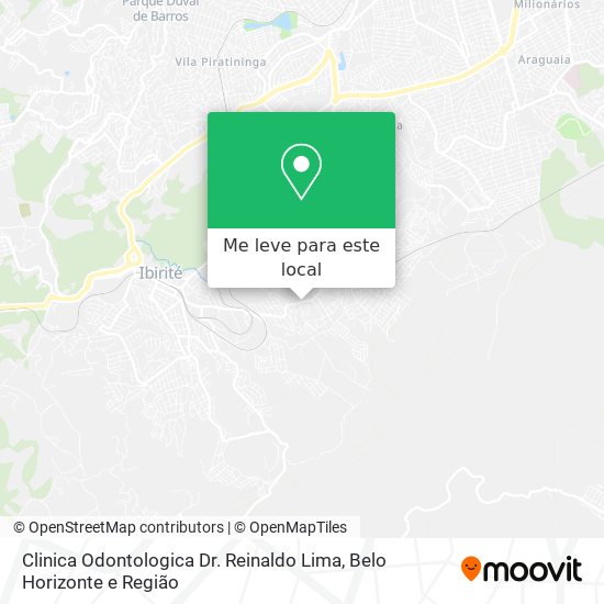 Clinica Odontologica Dr. Reinaldo Lima mapa