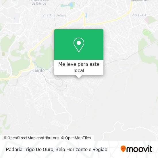 Padaria Trigo De Ouro mapa