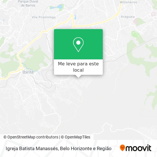 Igreja Batista Manassés mapa