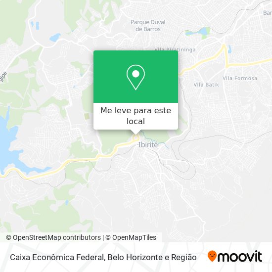 Caixa Econômica Federal mapa