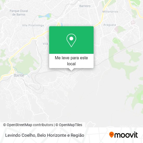 Levindo Coelho mapa