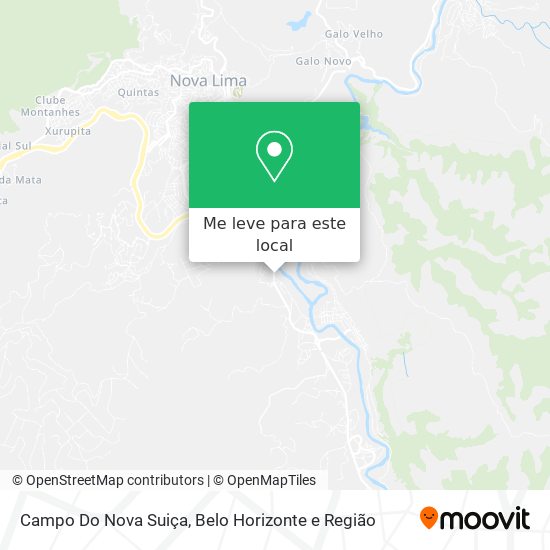 Campo Do Nova Suiça mapa