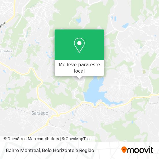 Bairro Montreal mapa