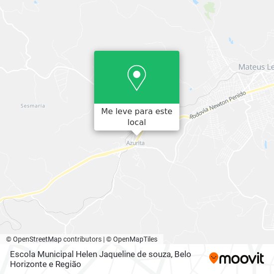 Escola Municipal Helen Jaqueline de souza mapa