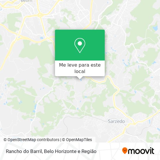Rancho do Barril mapa