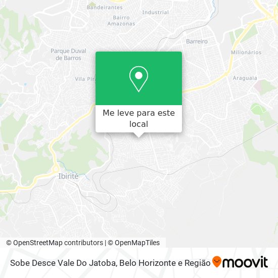 Sobe Desce Vale Do Jatoba mapa