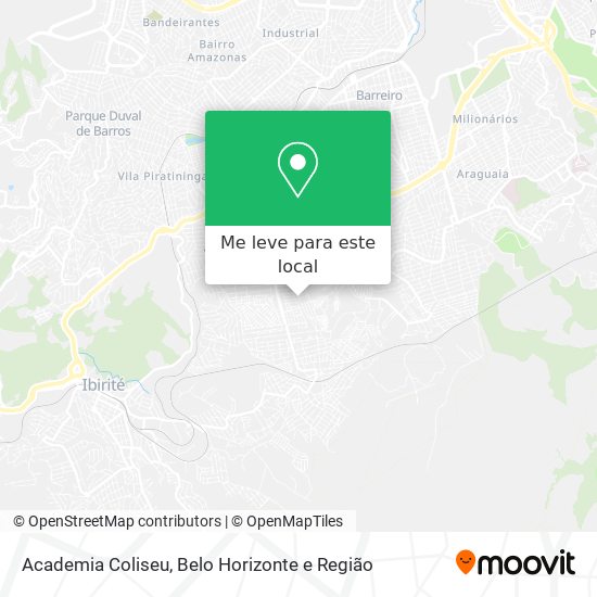 Academia Coliseu mapa