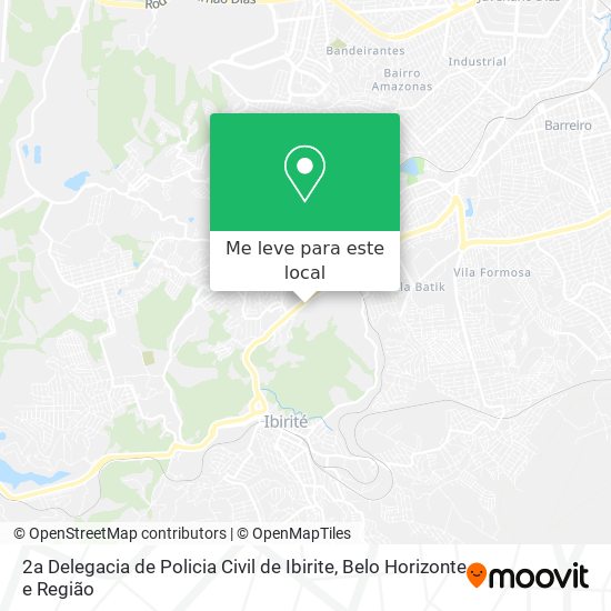 2a Delegacia de Policia Civil de Ibirite mapa