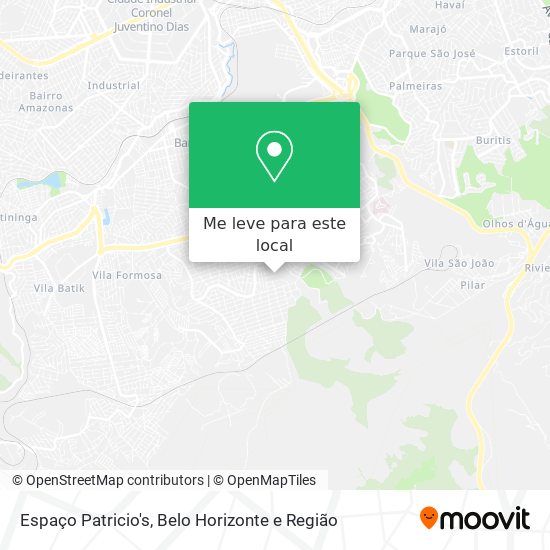 Espaço Patricio's mapa
