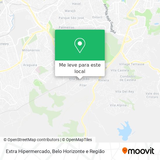 Extra Hipermercado mapa
