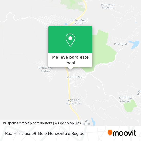 Rua Himalaia 69 mapa