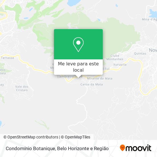 Condomínio Botanique mapa