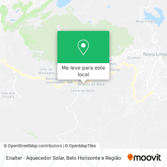 Enalter - Aquecedor Solar mapa