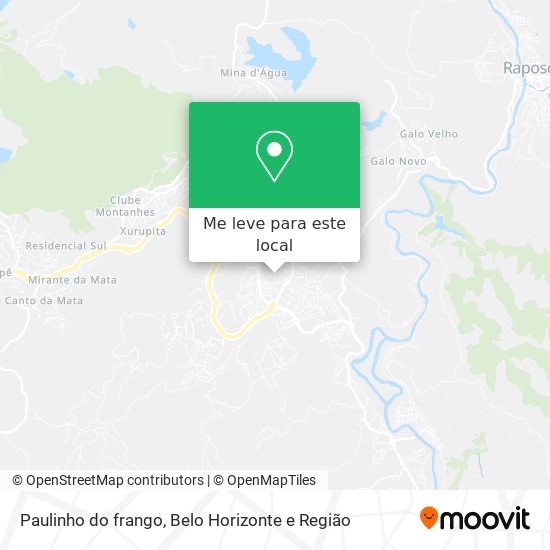 Paulinho do frango mapa