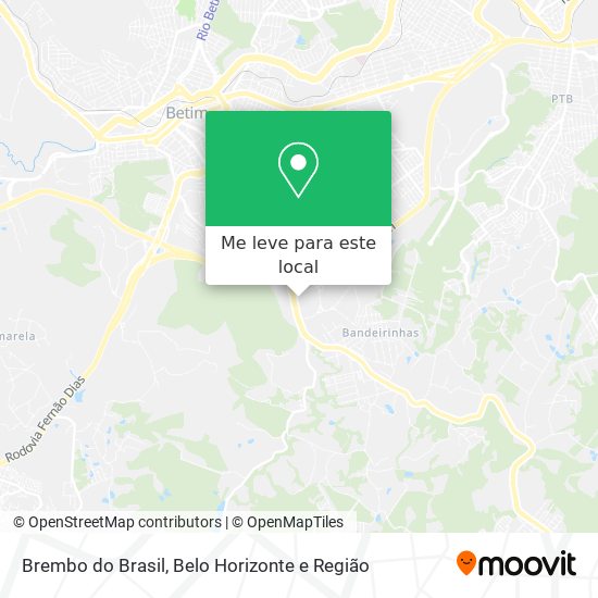 Brembo do Brasil mapa