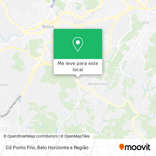 Cd Ponto Frio mapa