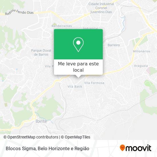 Blocos Sigma mapa