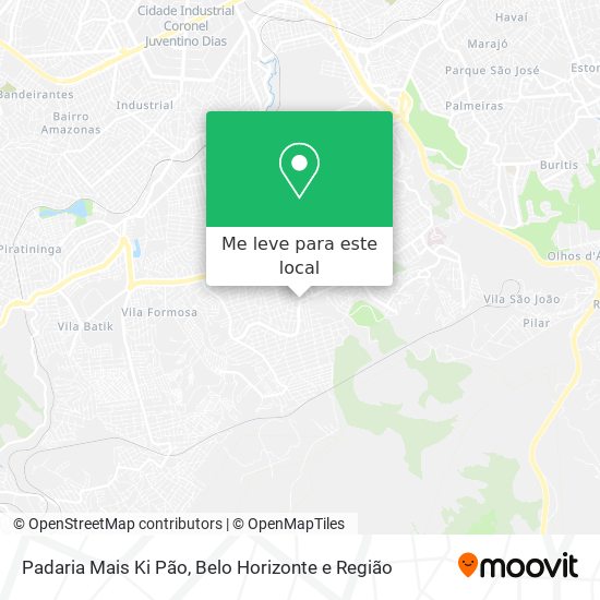 Padaria Mais Ki Pão mapa