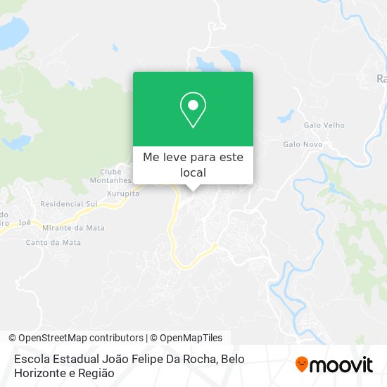 Escola Estadual João Felipe Da Rocha mapa