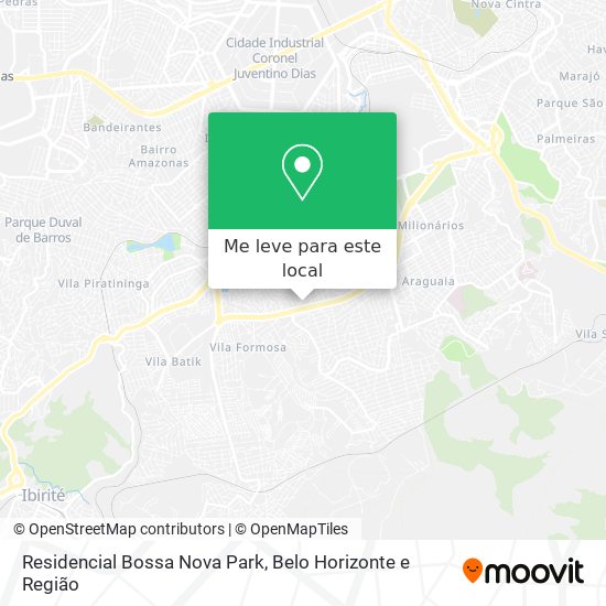 Residencial Bossa Nova Park mapa