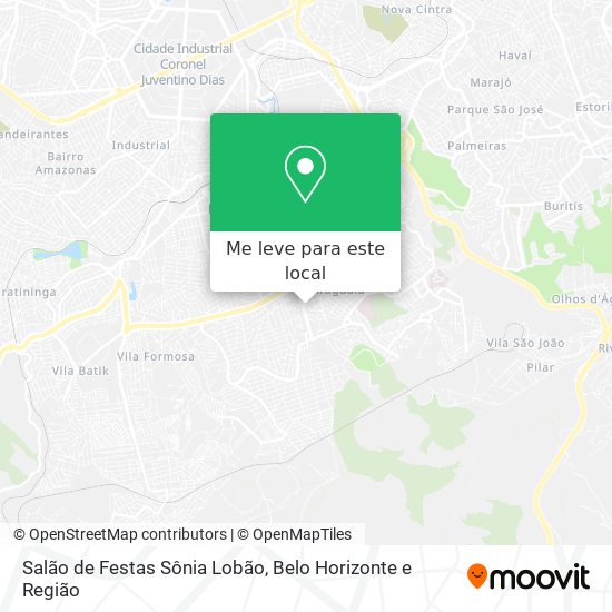 Salão de Festas Sônia Lobão mapa