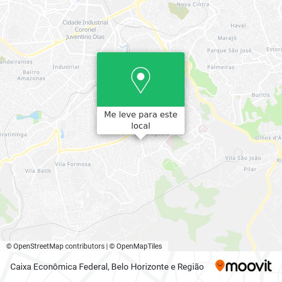 Caixa Econômica Federal mapa