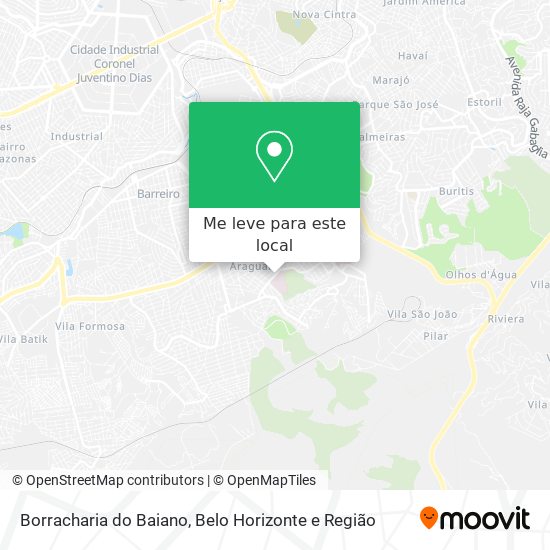 Borracharia do Baiano mapa
