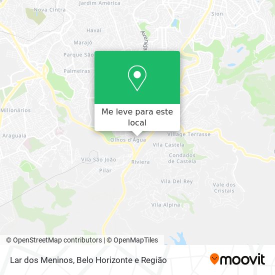 Lar dos Meninos mapa