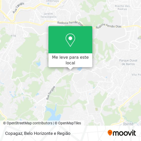 Copagaz mapa