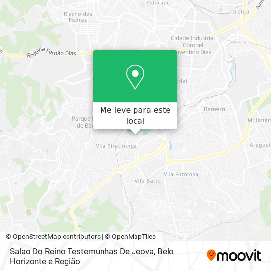 Salao Do Reino Testemunhas De Jeova mapa