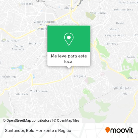 Santander mapa