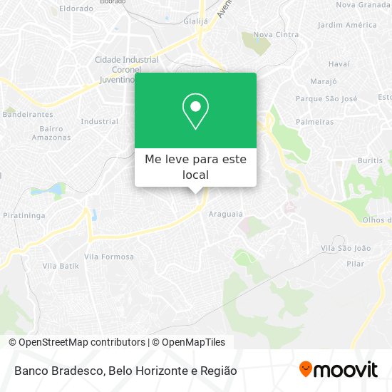 Banco Bradesco mapa
