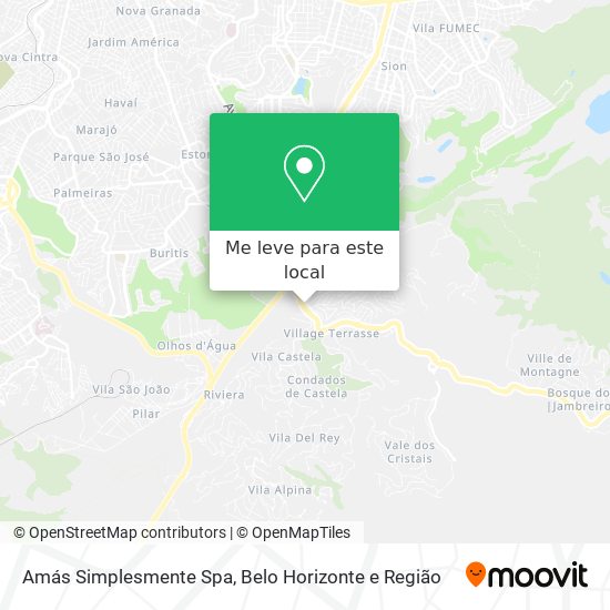 Amás Simplesmente Spa mapa