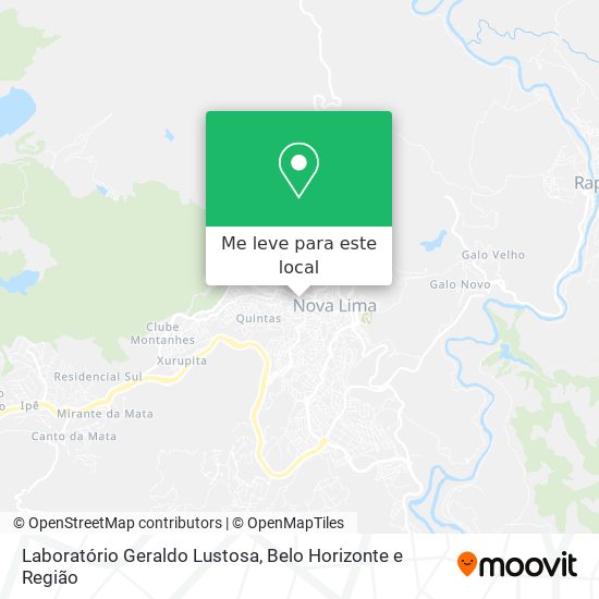 Laboratório Geraldo Lustosa mapa